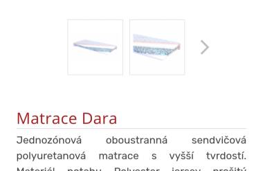 Matrace polyuretanová Dara
